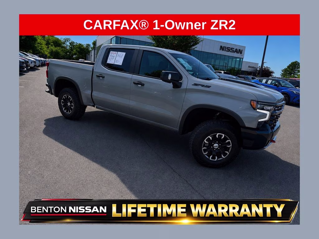 2023 Sterling Gray Metallic Chevrolet Silverado 1500 ZR2 4X4 Truck