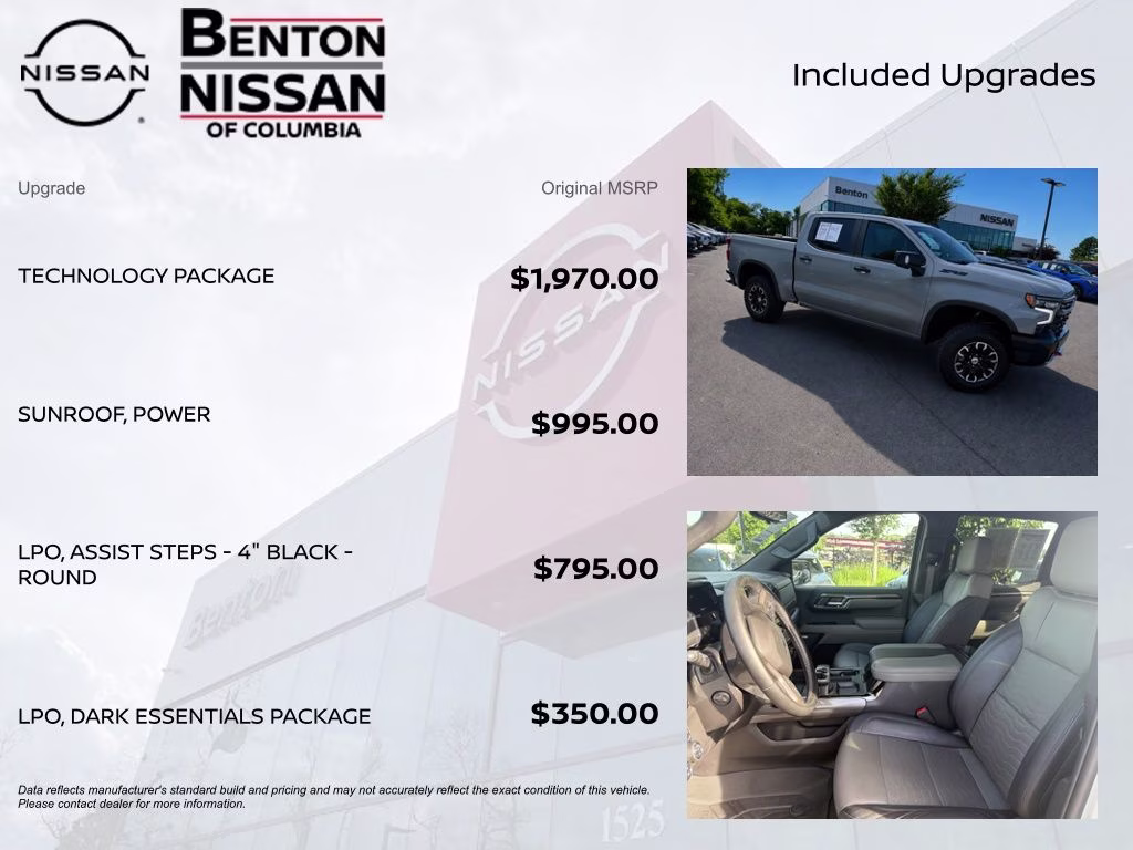 2023 Sterling Gray Metallic Chevrolet Silverado 1500 ZR2 4X4 Truck
