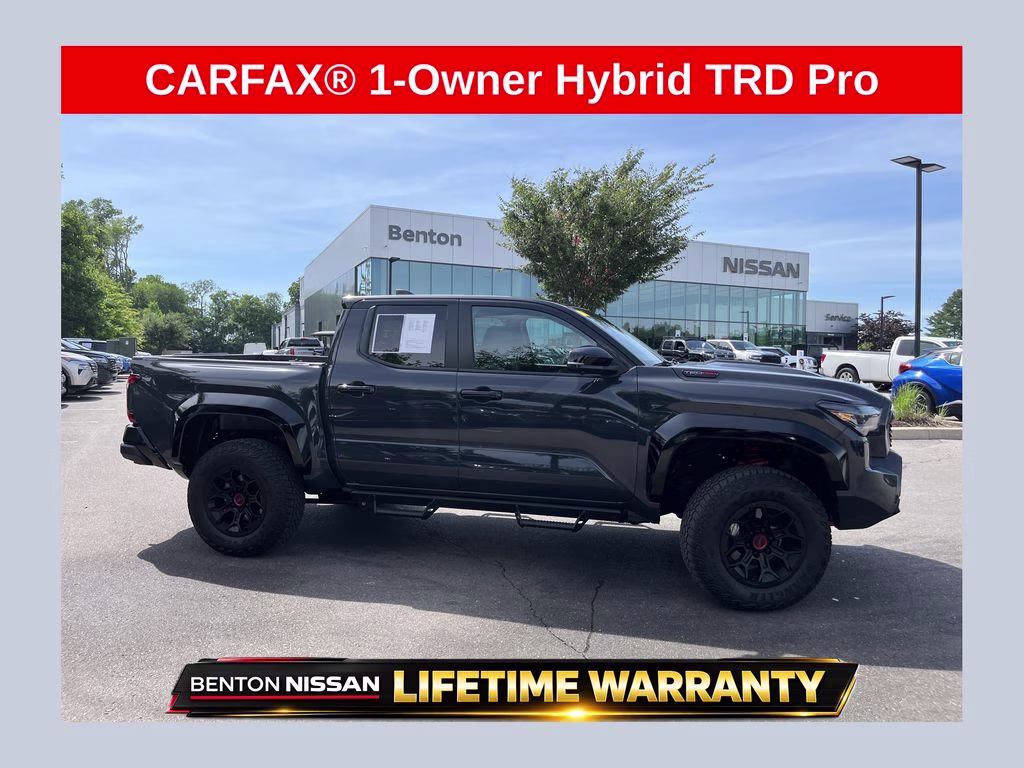 2025 Black Toyota Tacoma Hybrid TRD Pro 4X4 Truck