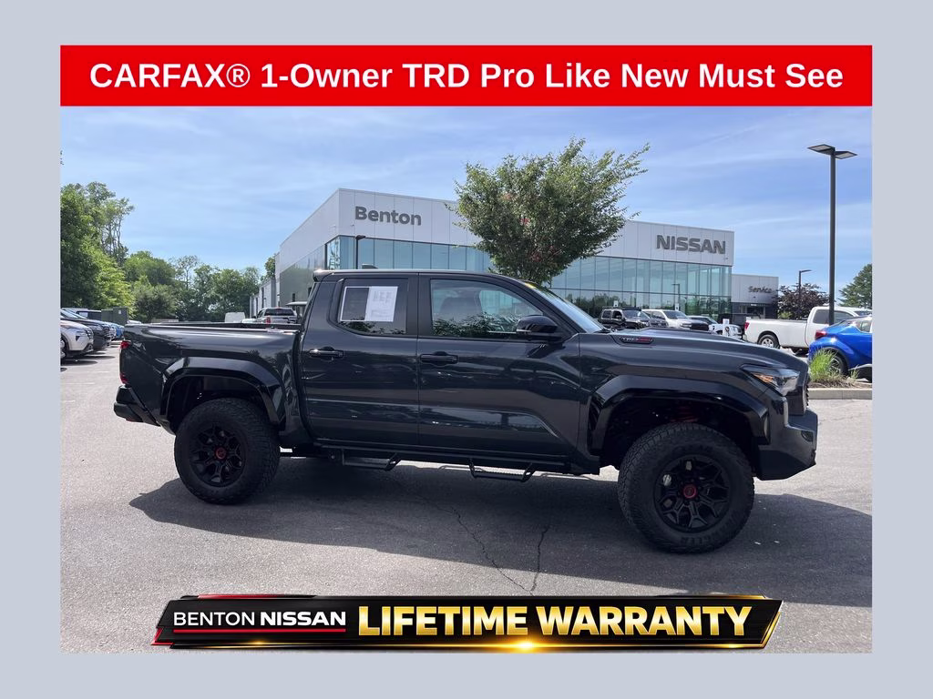 2025 Black Toyota Tacoma Hybrid TRD Pro 4X4 Truck