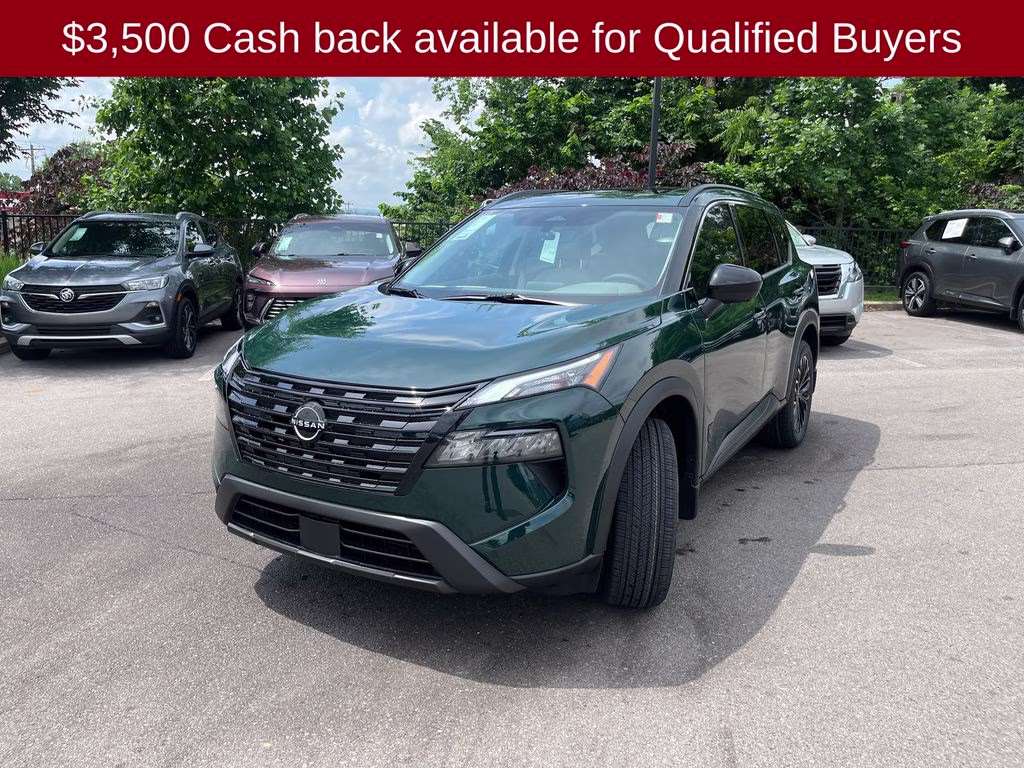 2026 Obsidian Green Nissan Rogue Dark Armor FWD SUV