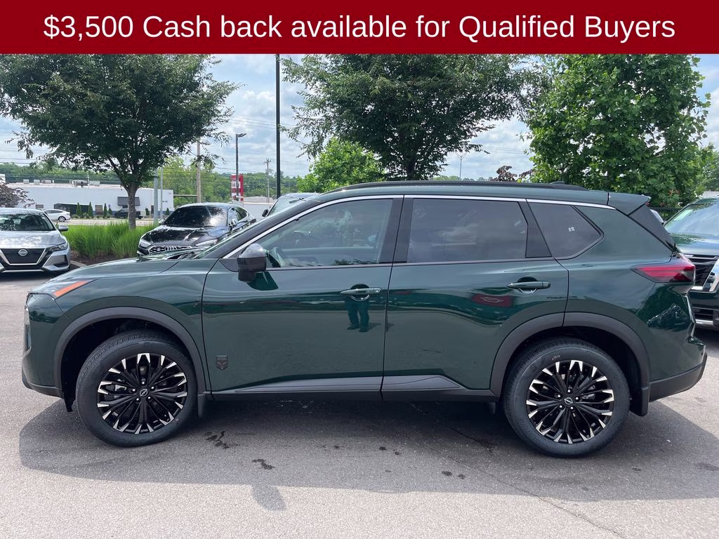2026 Obsidian Green Nissan Rogue Dark Armor FWD SUV