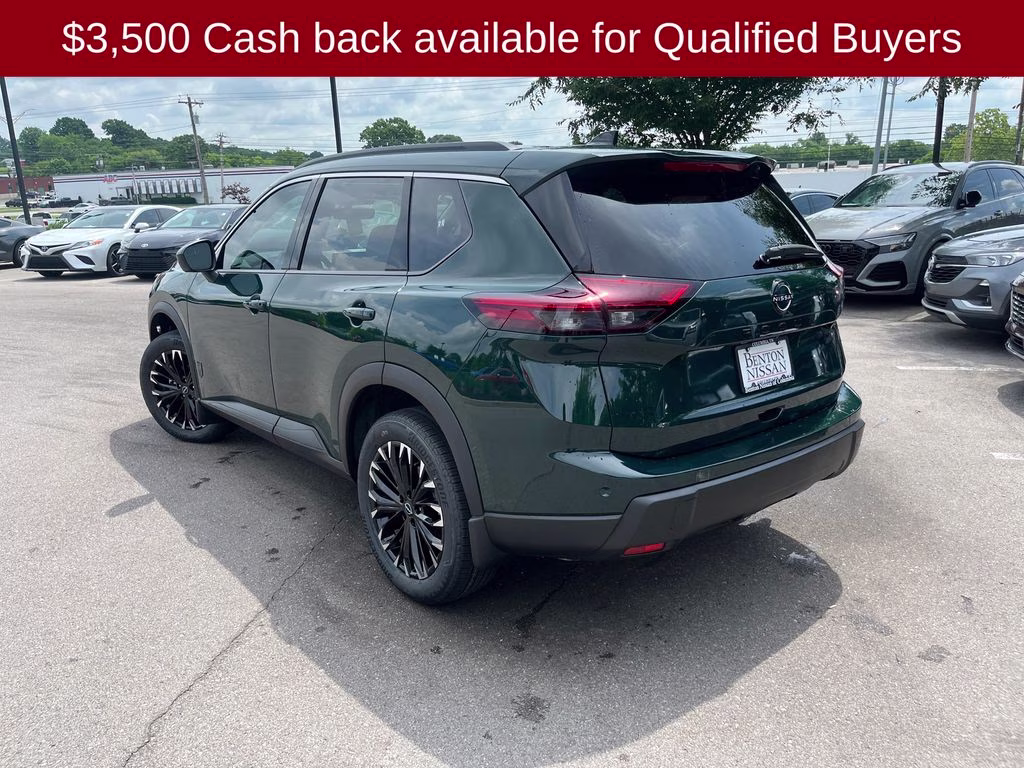 2026 Obsidian Green Nissan Rogue Dark Armor FWD SUV