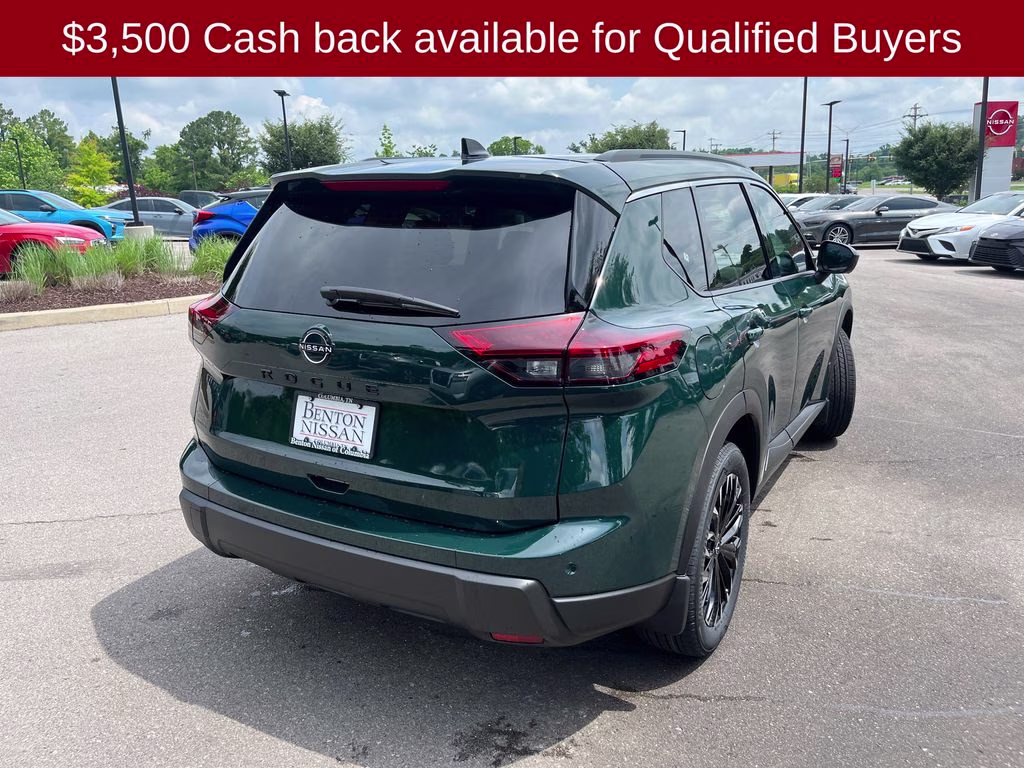 2026 Obsidian Green Nissan Rogue Dark Armor FWD SUV