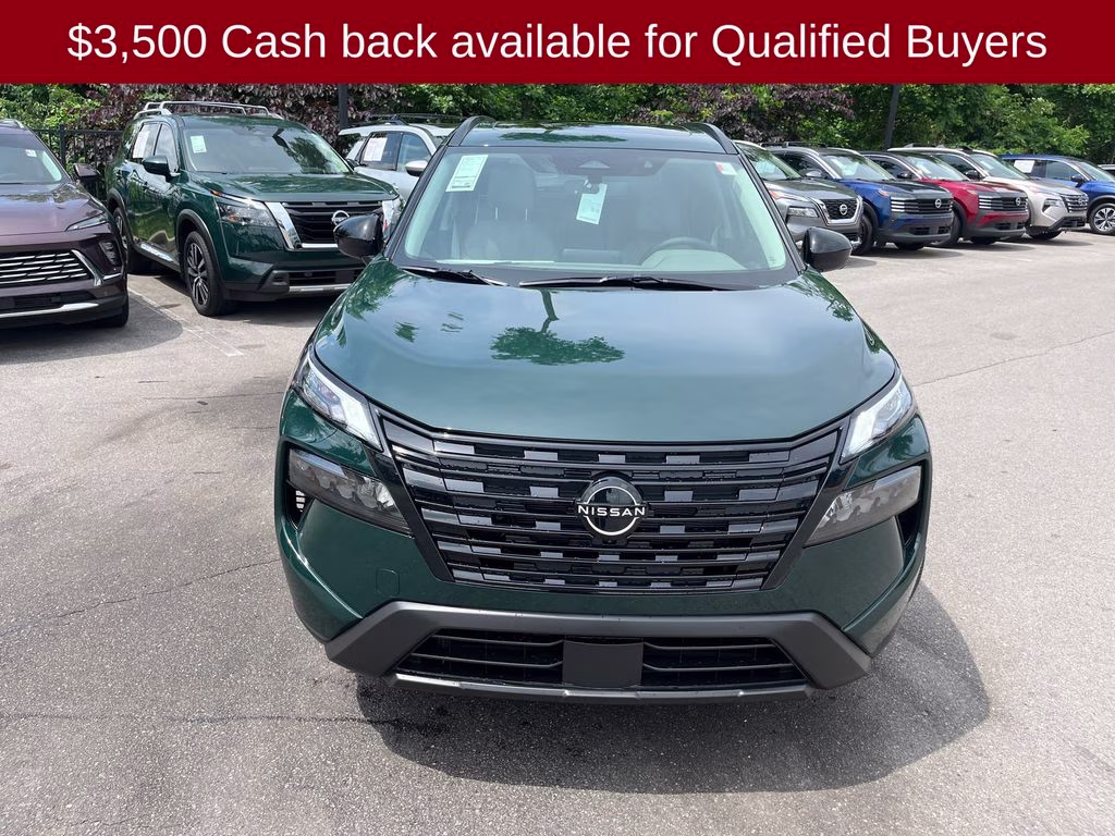2026 Obsidian Green Nissan Rogue Dark Armor FWD SUV