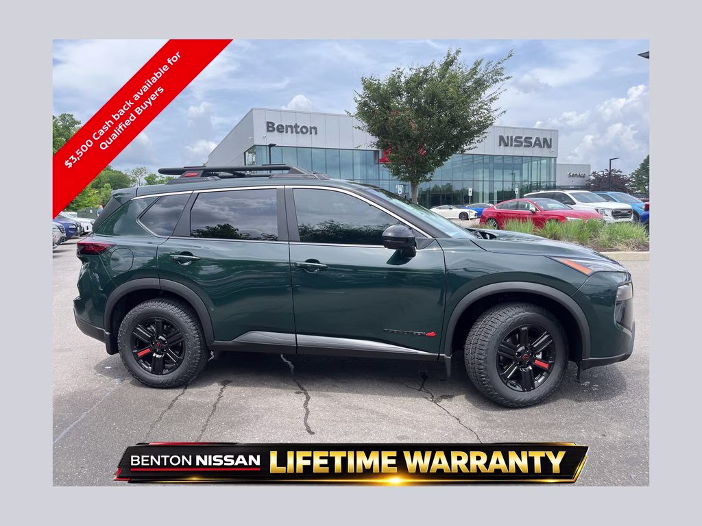2026 Obsidian Green Nissan Rogue Rock Creek AWD SUV