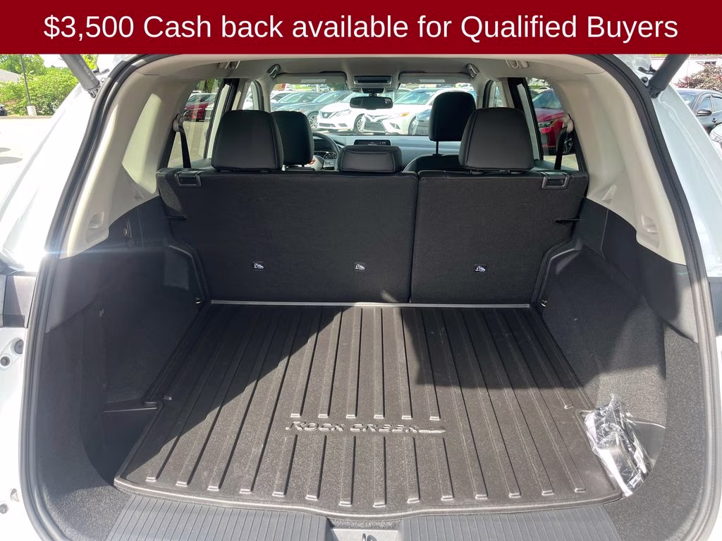 2026 Everest White Pearl Tricoat Nissan Rogue Rock Creek AWD SUV