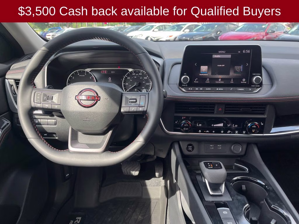 2026 Everest White Pearl Tricoat Nissan Rogue Rock Creek AWD SUV