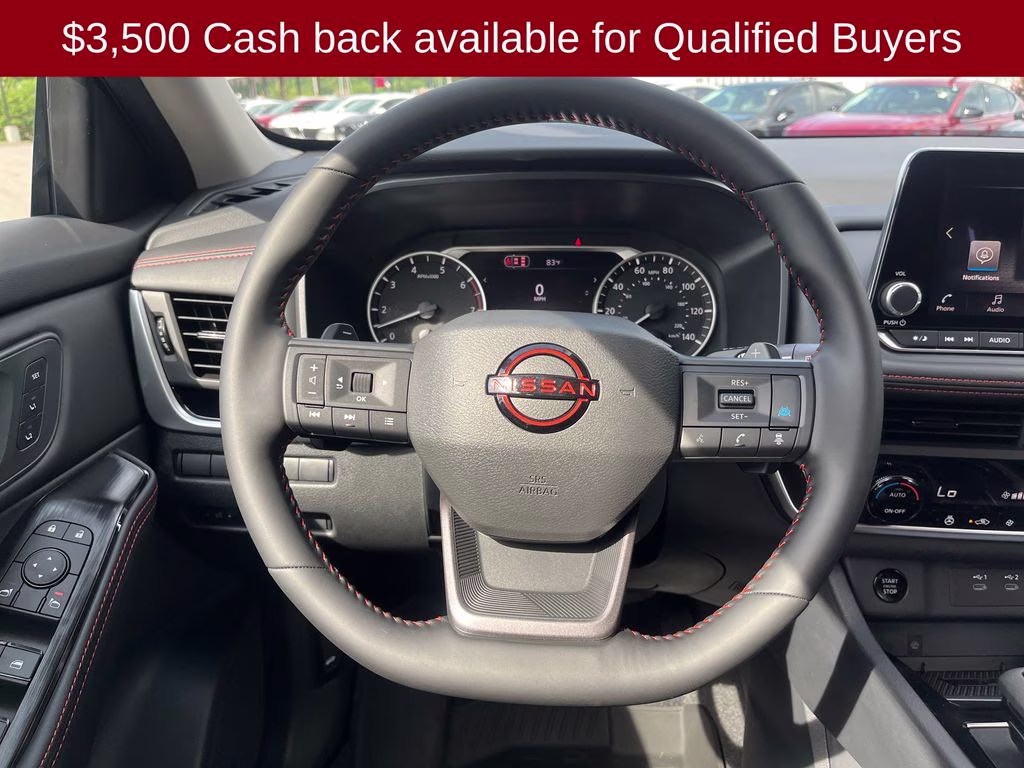 2026 Everest White Pearl Tricoat Nissan Rogue Rock Creek AWD SUV