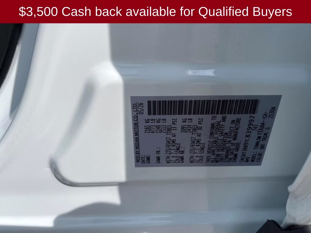 2026 Everest White Pearl Tricoat Nissan Rogue Rock Creek AWD SUV