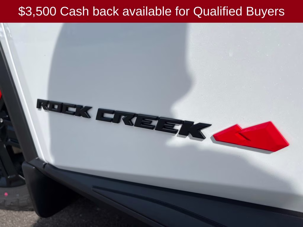 2026 Everest White Pearl Tricoat Nissan Rogue Rock Creek AWD SUV