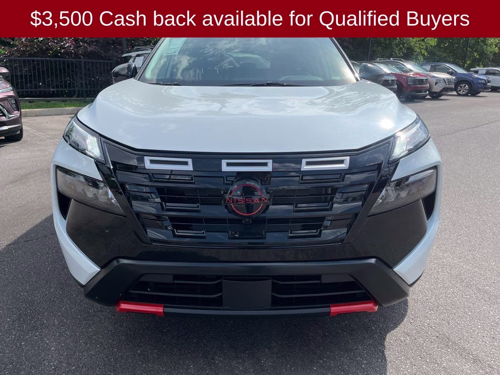 2026 Everest White Pearl Tricoat Nissan Rogue Rock Creek AWD SUV