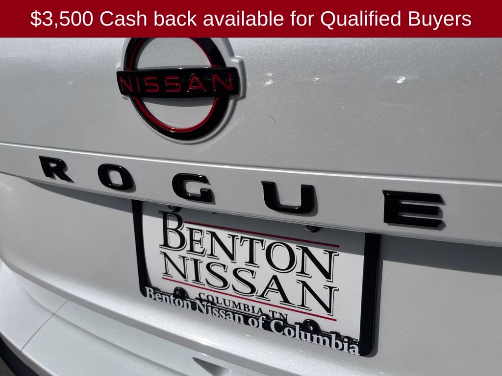 2026 Everest White Pearl Tricoat Nissan Rogue Rock Creek AWD SUV