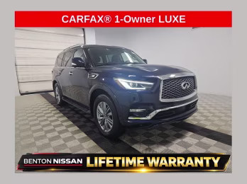 2024 Hermosa Blue INFINITI QX80 LUXE 4X4 SUV