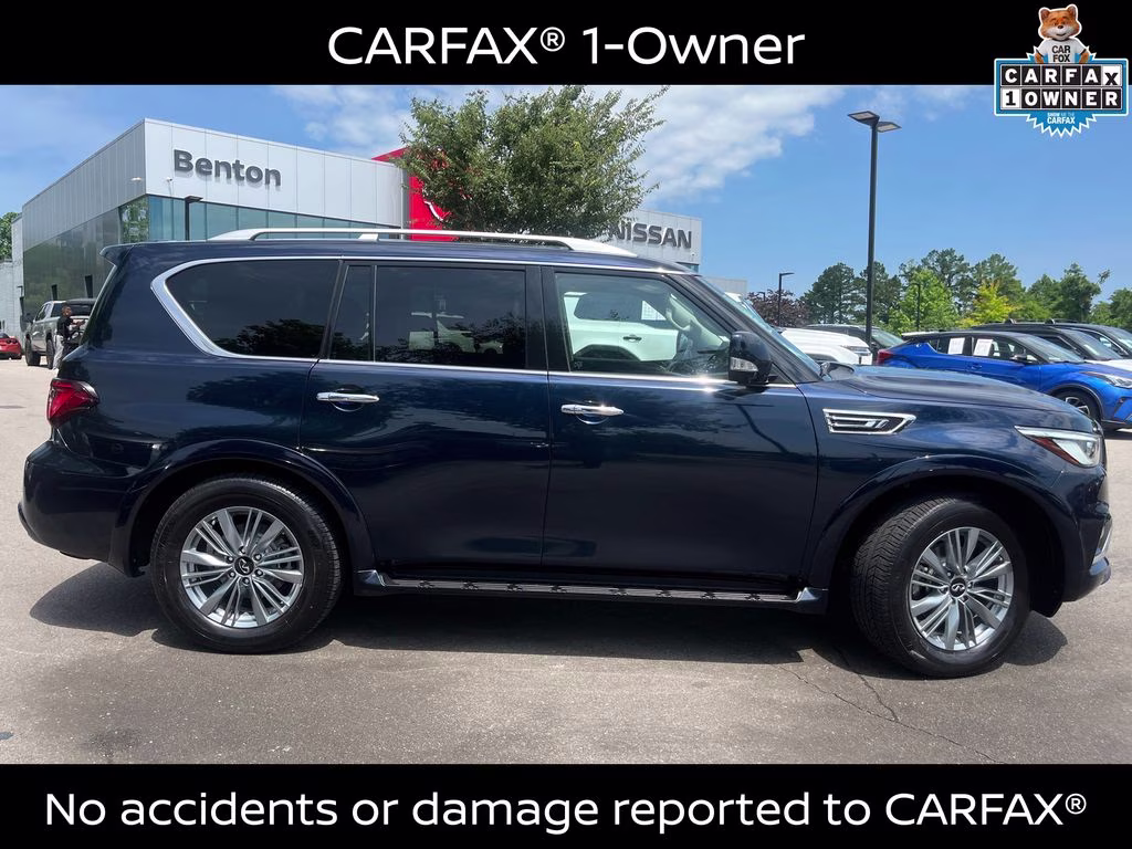 2024 Hermosa Blue INFINITI QX80 LUXE 4X4 SUV