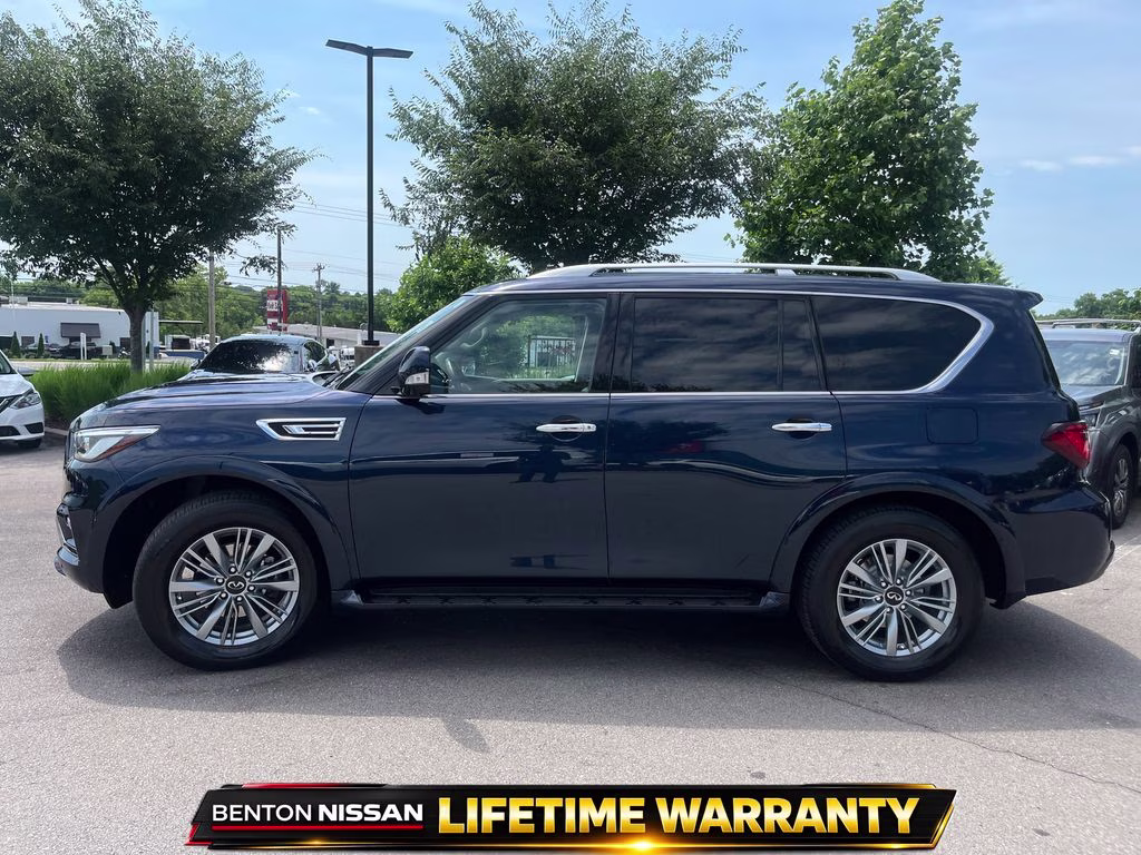 2024 Hermosa Blue INFINITI QX80 LUXE 4X4 SUV