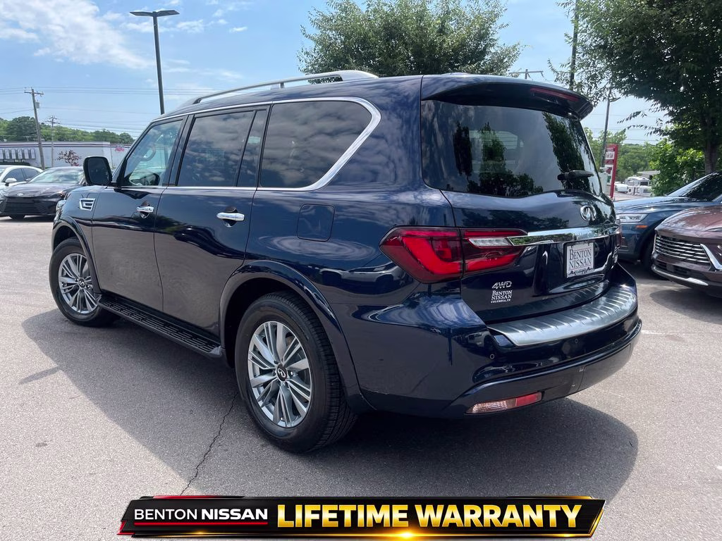 2024 Hermosa Blue INFINITI QX80 LUXE 4X4 SUV