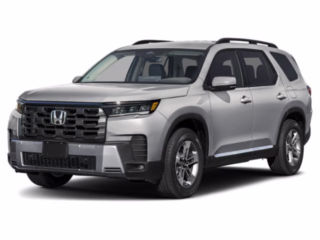 2026 Solar Silver Metallic Honda Pilot EX-L FWD SUV