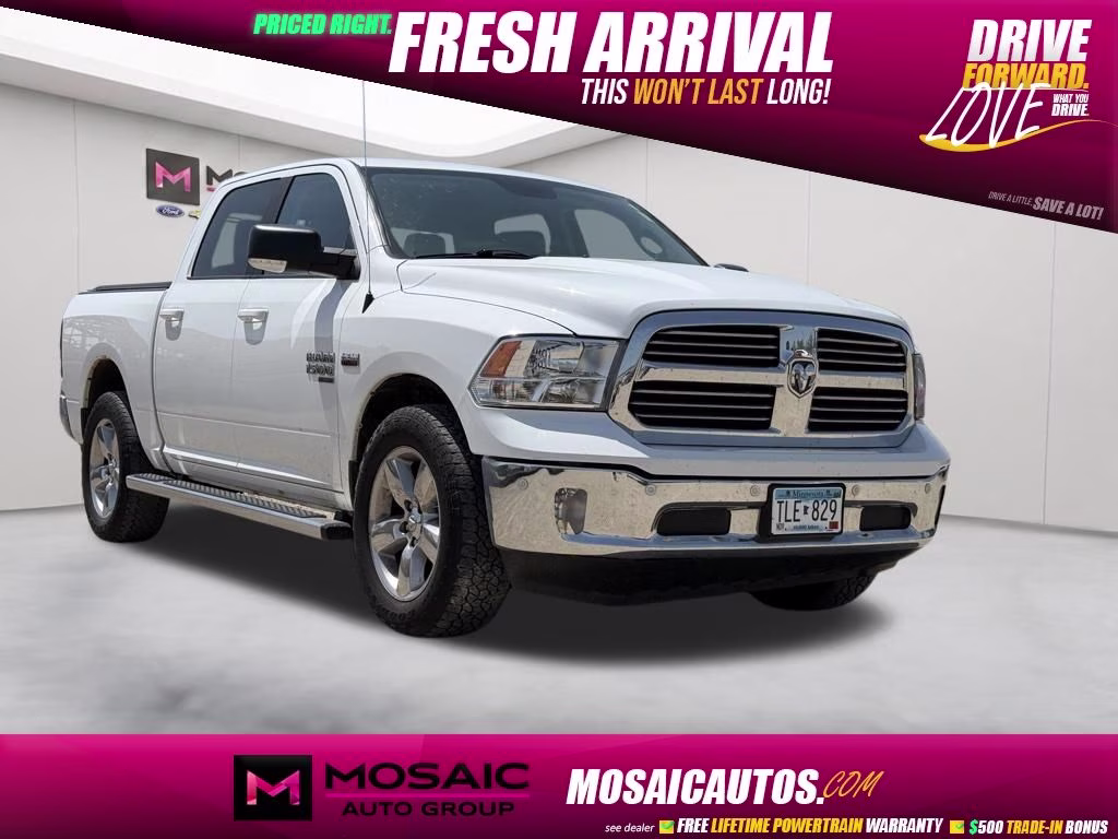 2019 Bright White Clearcoat Ram 1500 Classic Big Horn 4X4 Truck