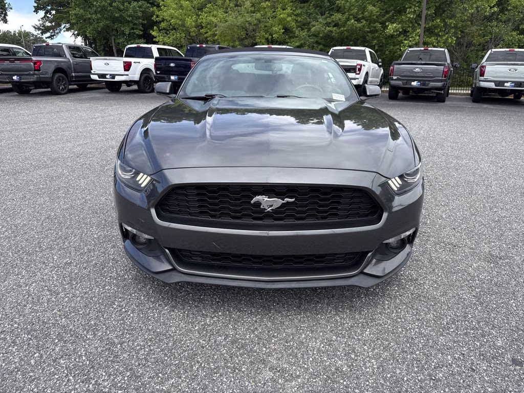 2015 Magnetic Metallic Ford Mustang EcoBoost Premium RWD Convertible