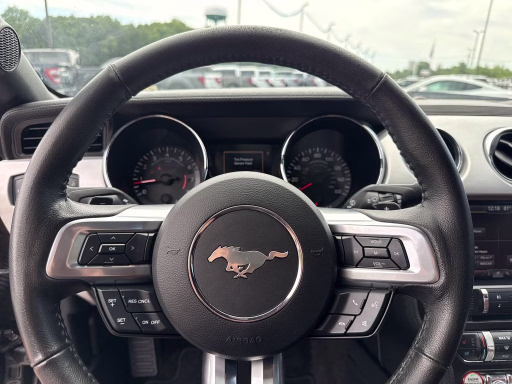 2015 Magnetic Metallic Ford Mustang EcoBoost Premium RWD Convertible