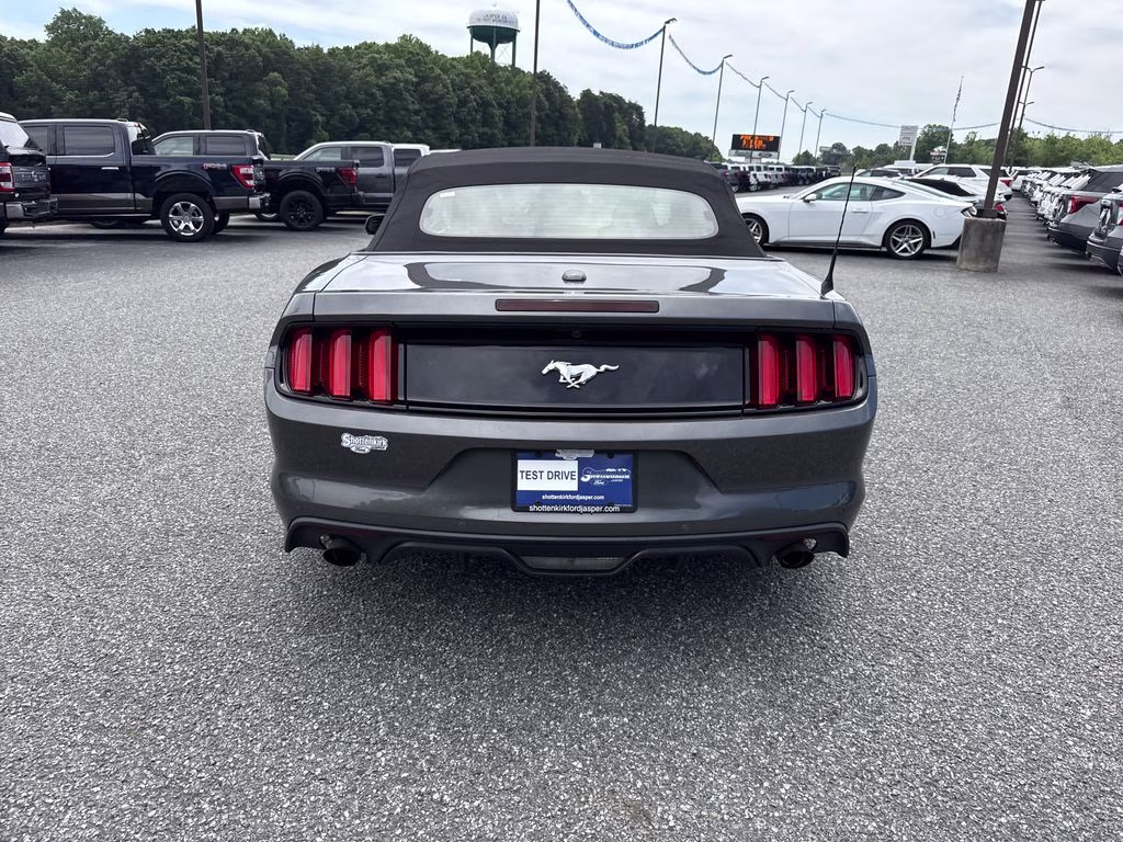 2015 Magnetic Metallic Ford Mustang EcoBoost Premium RWD Convertible