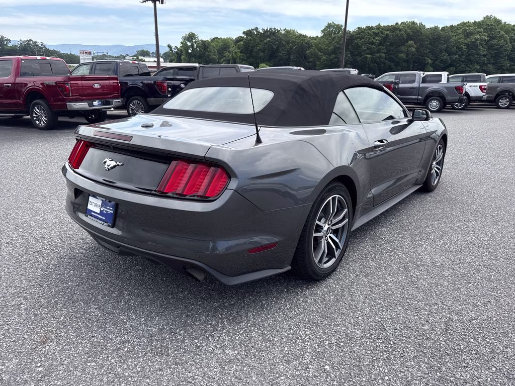 2015 Magnetic Metallic Ford Mustang EcoBoost Premium RWD Convertible
