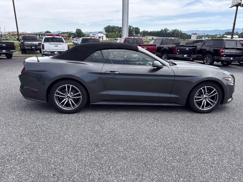 2015 Magnetic Metallic Ford Mustang EcoBoost Premium RWD Convertible