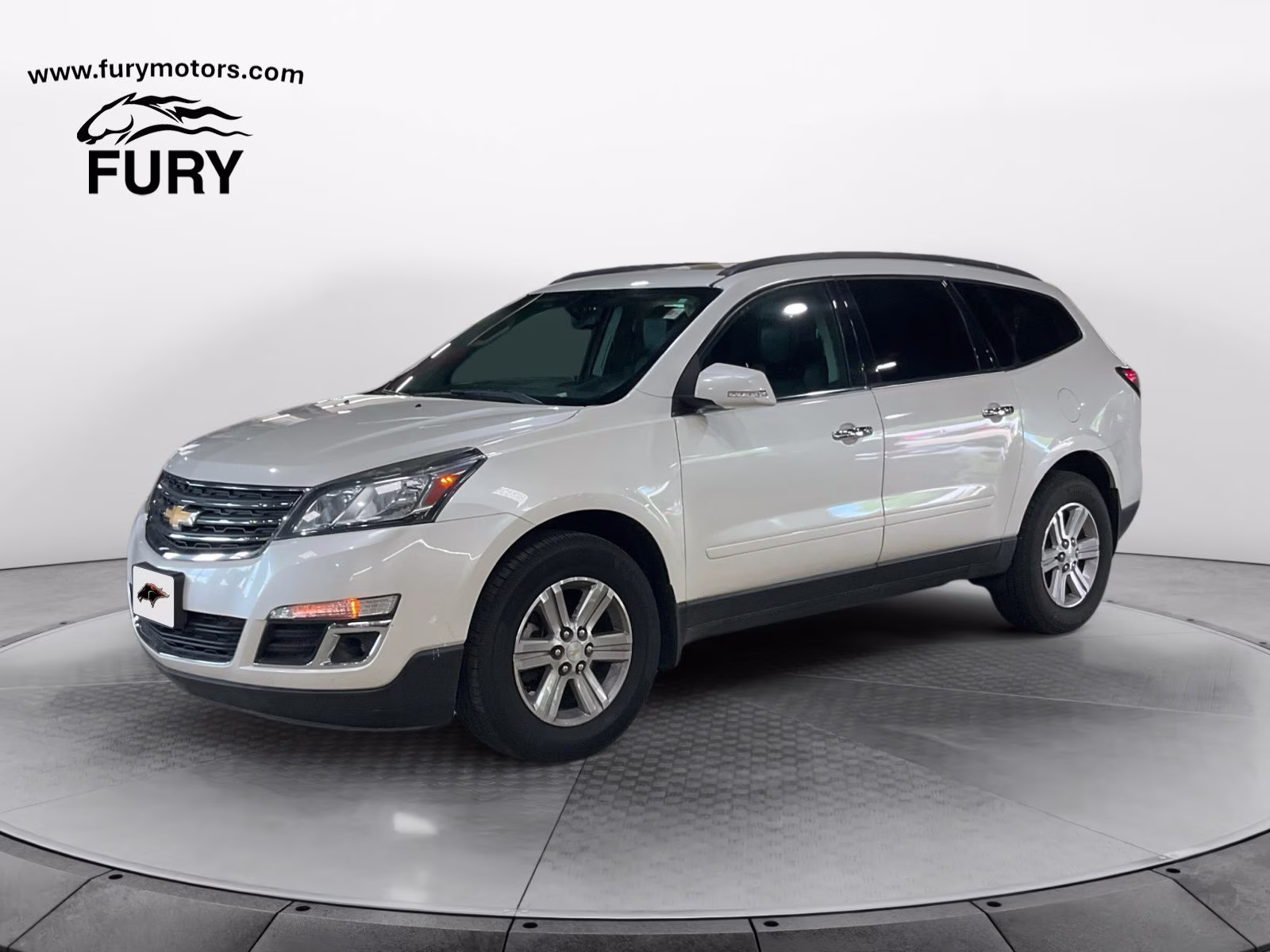 2014 White Diamond Clearcoat Chevrolet Traverse 2LT AWD SUV