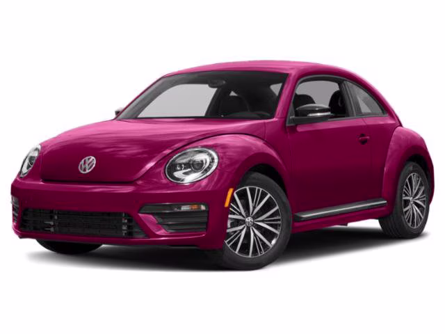 2017 Blue Metallic Volkswagen Beetle FWD Hatchback