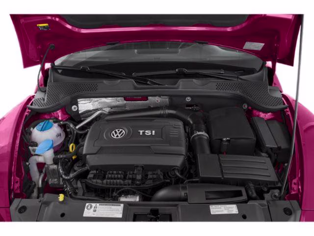 2017 Blue Metallic Volkswagen Beetle FWD Hatchback