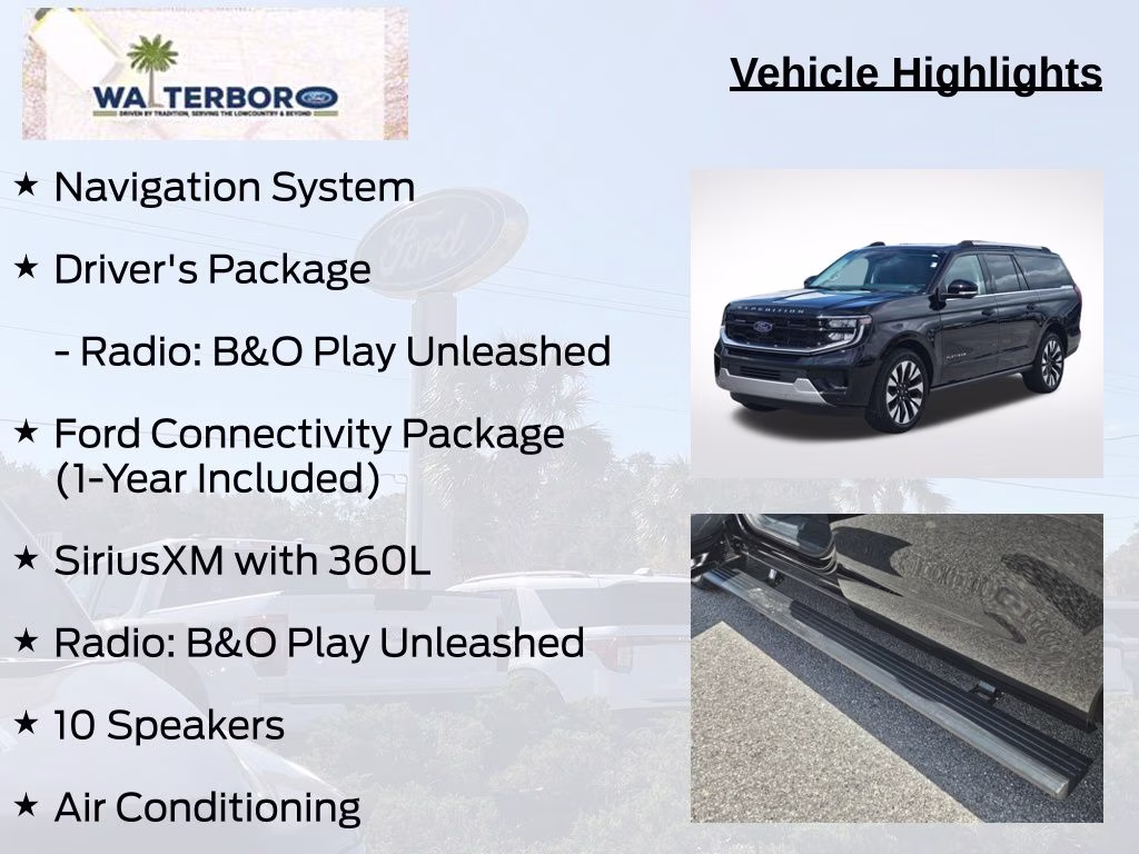 2026 Agate Black Metallic Ford Expedition Max Platinum 4X4 SUV