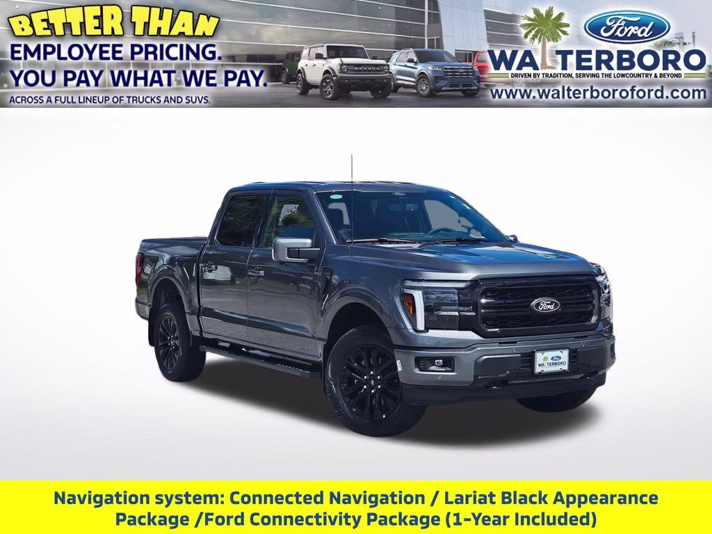 2026 Carbonized Gray Metallic Ford F-150 Lariat 4X4 Truck