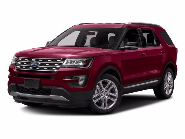 2016 Ruby Red Metallic Tinted Clearcoat Ford Explorer XLT FWD SUV