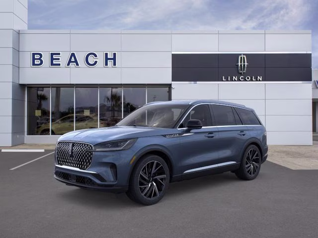 2026 Blue Metallic Lincoln Aviator Reserve AWD SUV