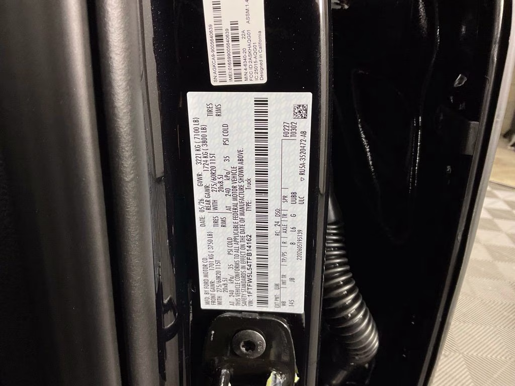 2026 Black Metallic Ford F-150 Lariat 4X4 Truck