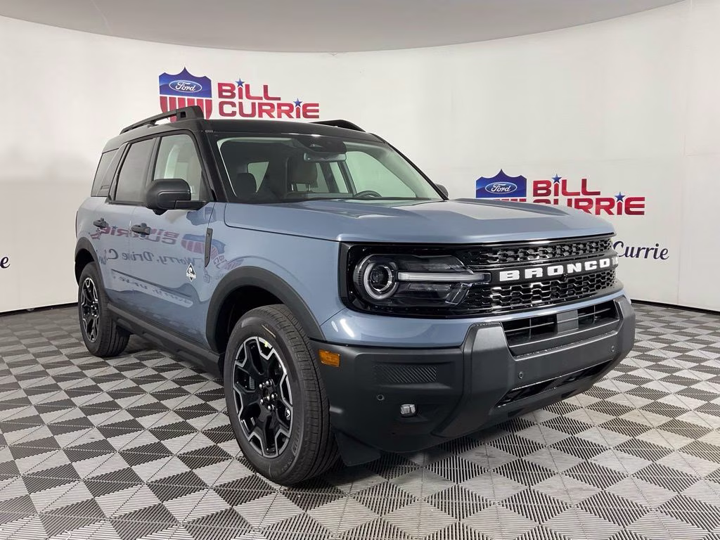 2026 Azure Gray Metallic Ford Bronco Sport Outer Banks 4X4 SUV