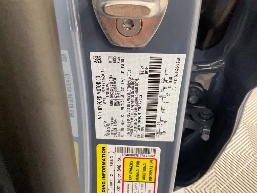 2026 Azure Gray Metallic Ford Bronco Sport Outer Banks 4X4 SUV