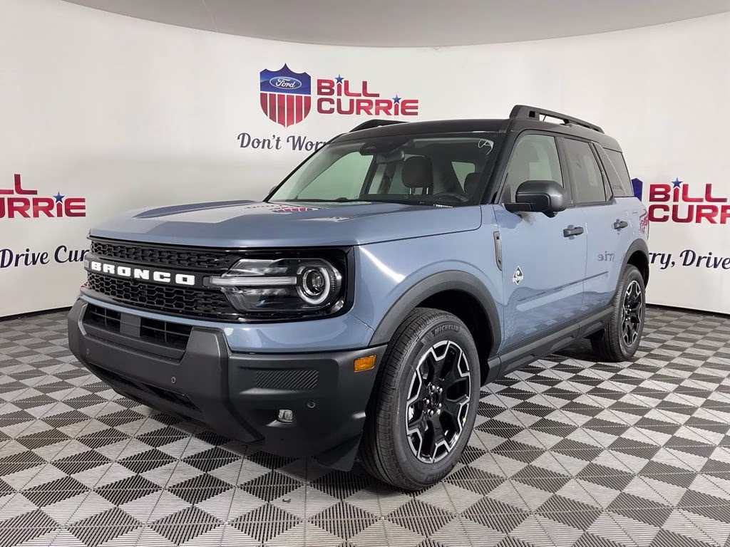 2026 Azure Gray Metallic Ford Bronco Sport Outer Banks 4X4 SUV