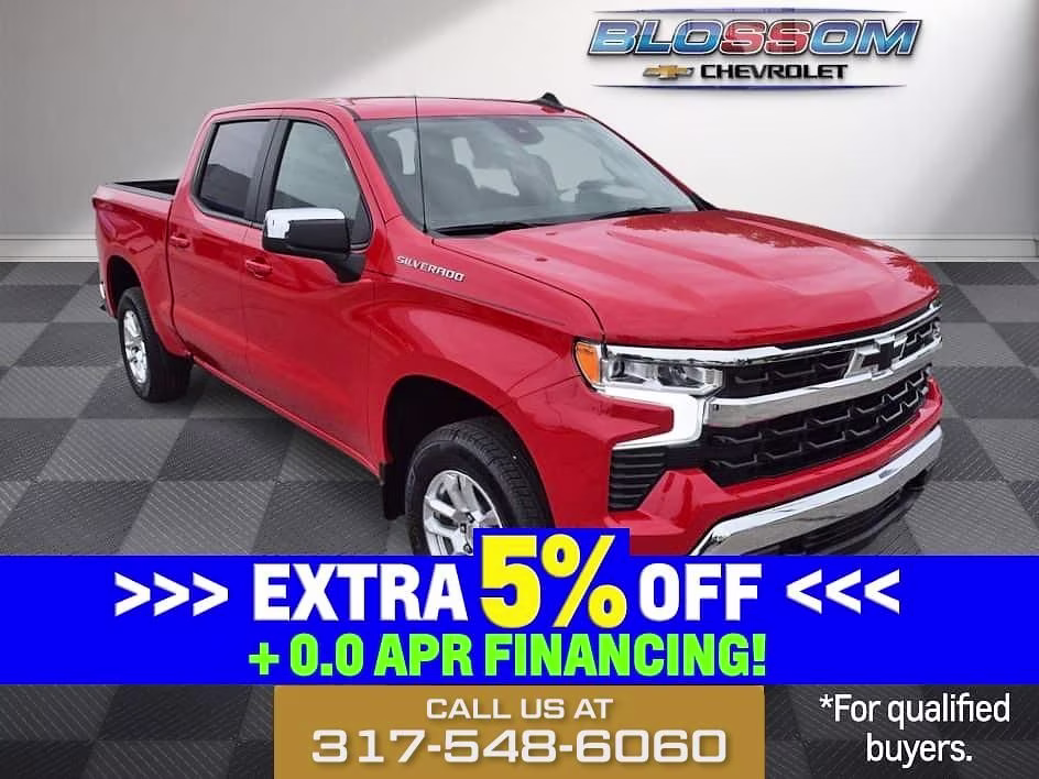 2026 Red Chevrolet Silverado 1500 LT 4X4 Truck