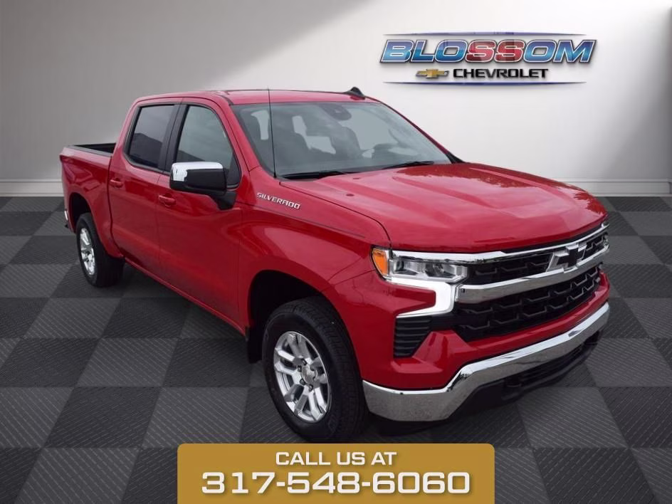 2026 Red Chevrolet Silverado 1500 LT 4X4 Truck