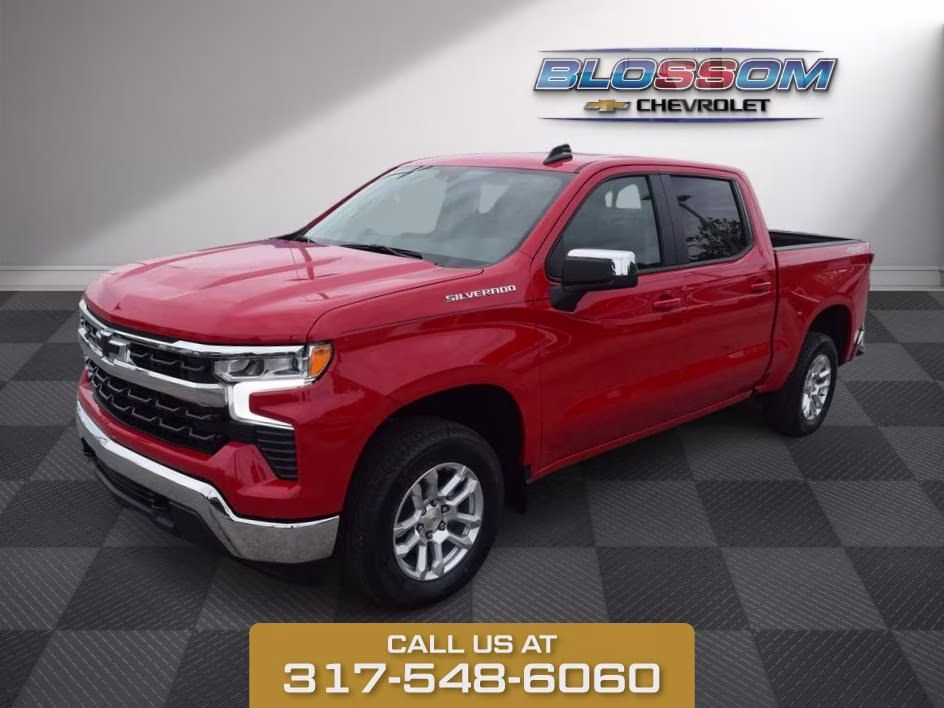2026 Red Chevrolet Silverado 1500 LT 4X4 Truck