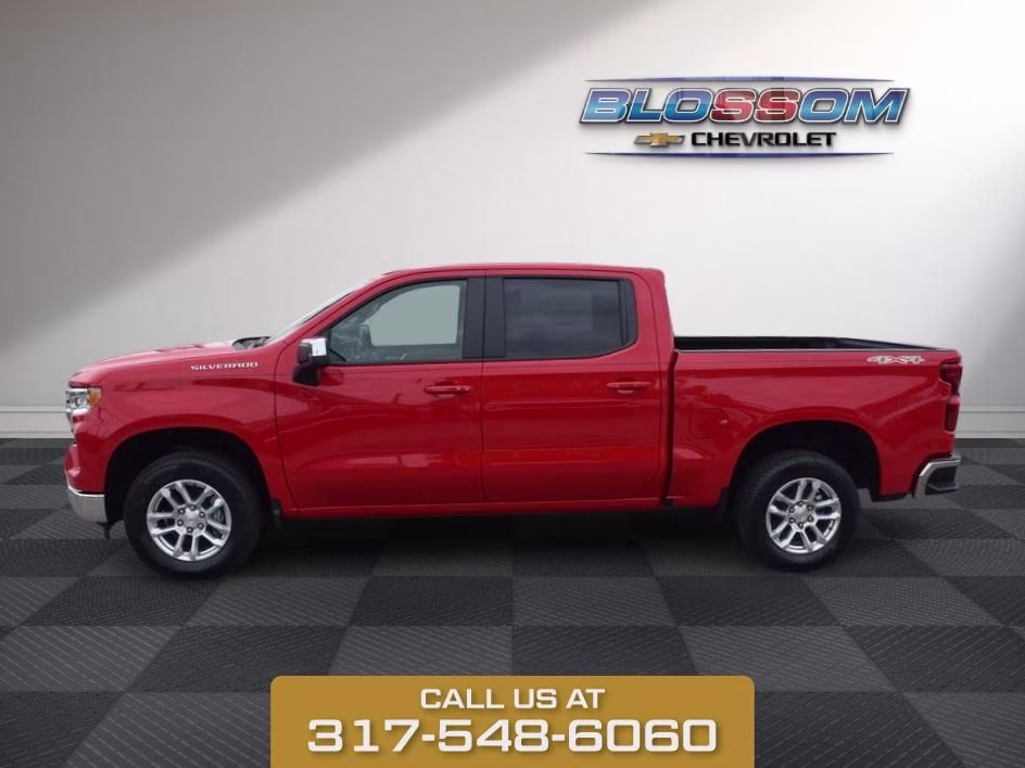 2026 Red Chevrolet Silverado 1500 LT 4X4 Truck