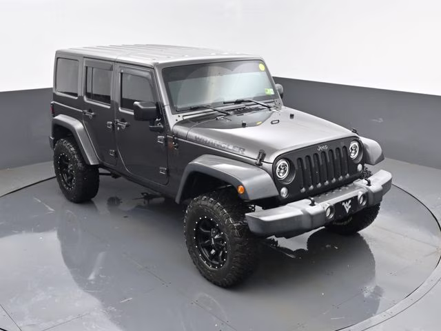2017 Granite Crystal Metallic Clearcoat Jeep Wrangler Unlimited Sport 4X4 SUV