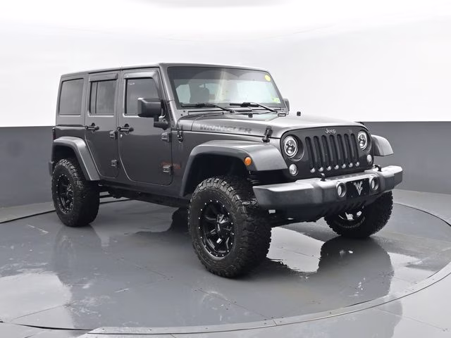 2017 Granite Crystal Metallic Clearcoat Jeep Wrangler Unlimited Sport 4X4 SUV