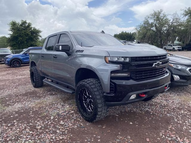 2020 Satin Steel Metallic Chevrolet Silverado 1500 LT Trail Boss 4X4 Truck