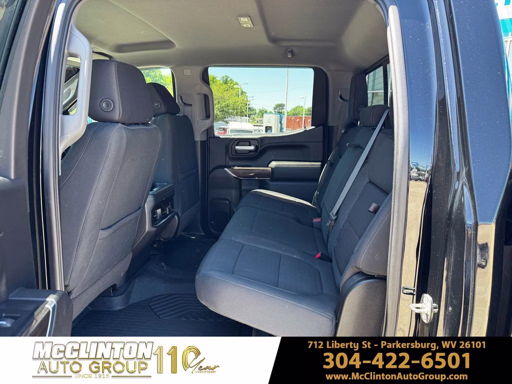 2021 Black Chevrolet Silverado 1500 LT Trail Boss 4X4 Truck