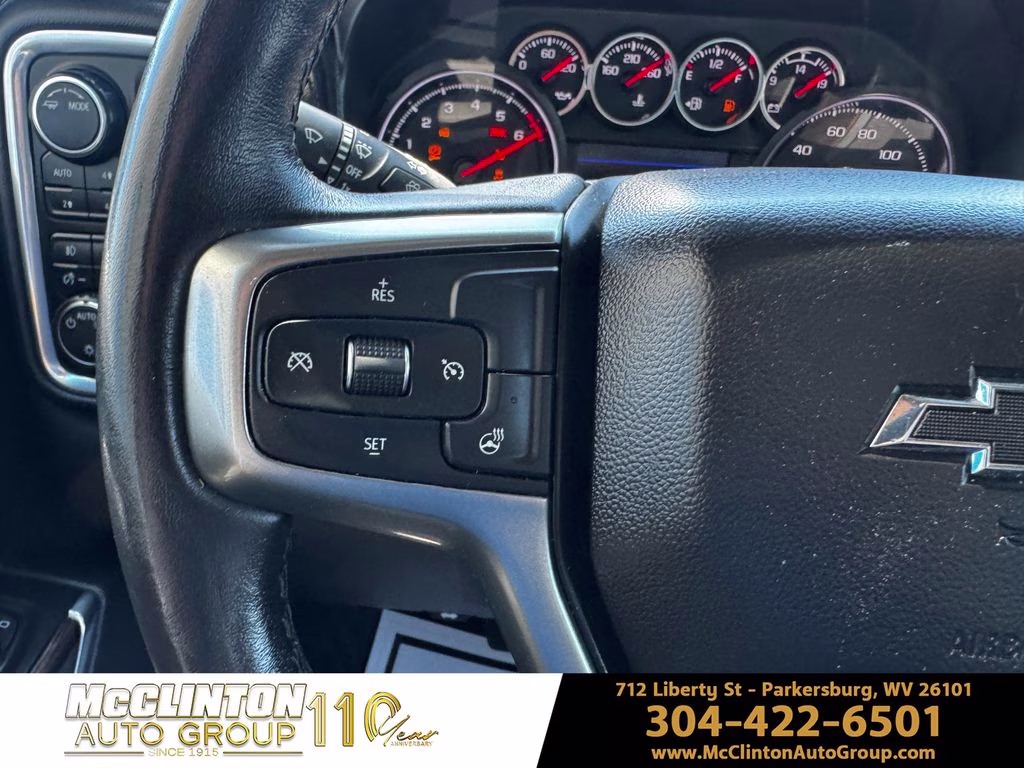 2021 Black Chevrolet Silverado 1500 LT Trail Boss 4X4 Truck
