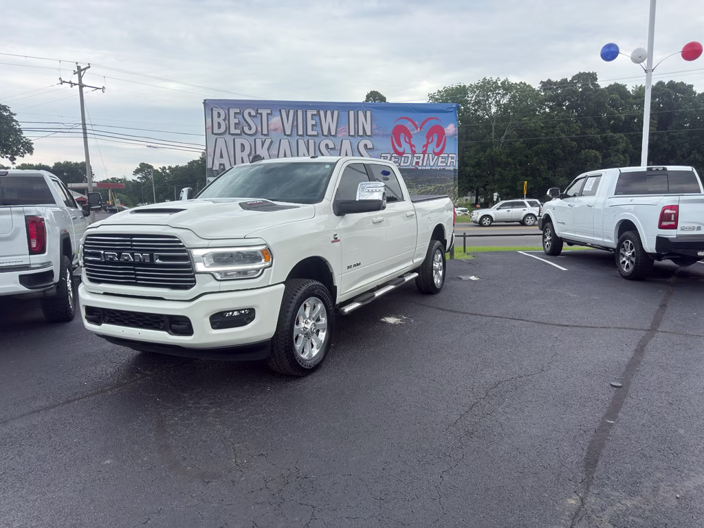 2023 Pearl White Ram 2500 Laramie 4X4 Truck