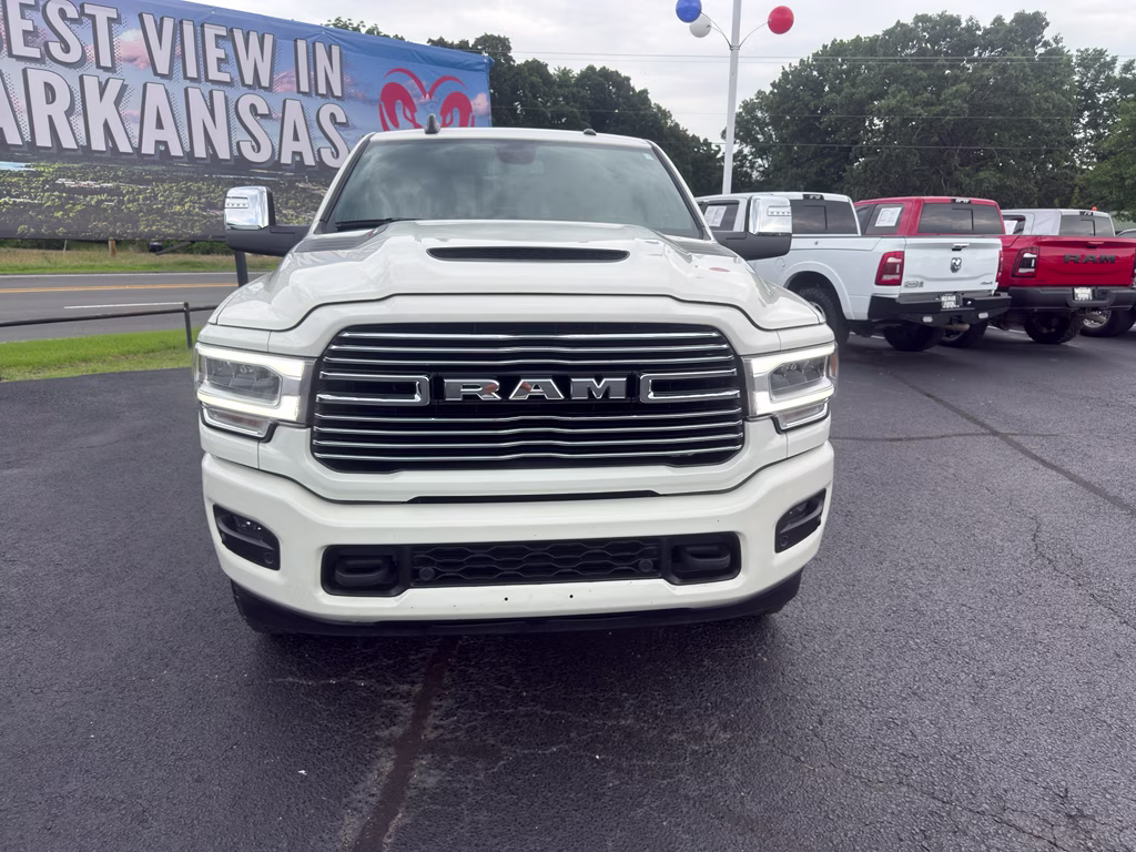 2023 Pearl White Ram 2500 Laramie 4X4 Truck